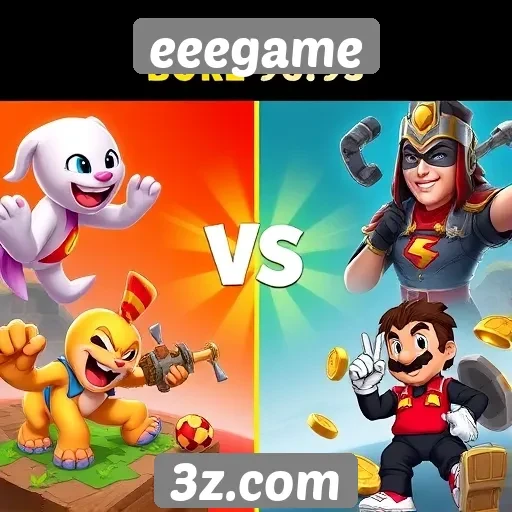 Comparativo entre jogos populares no eeegame